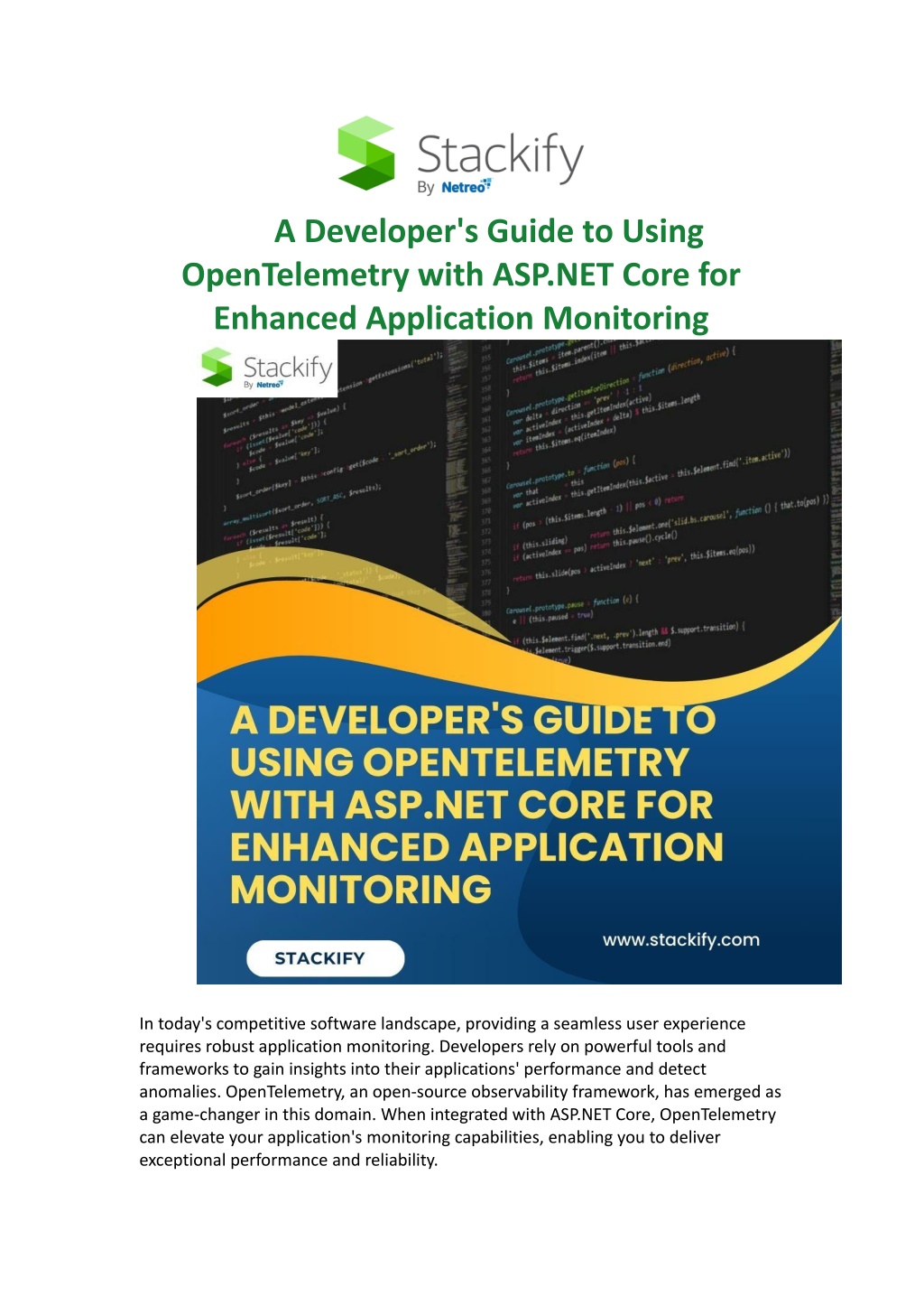 a developer s guide to using opentelemetry with l.w