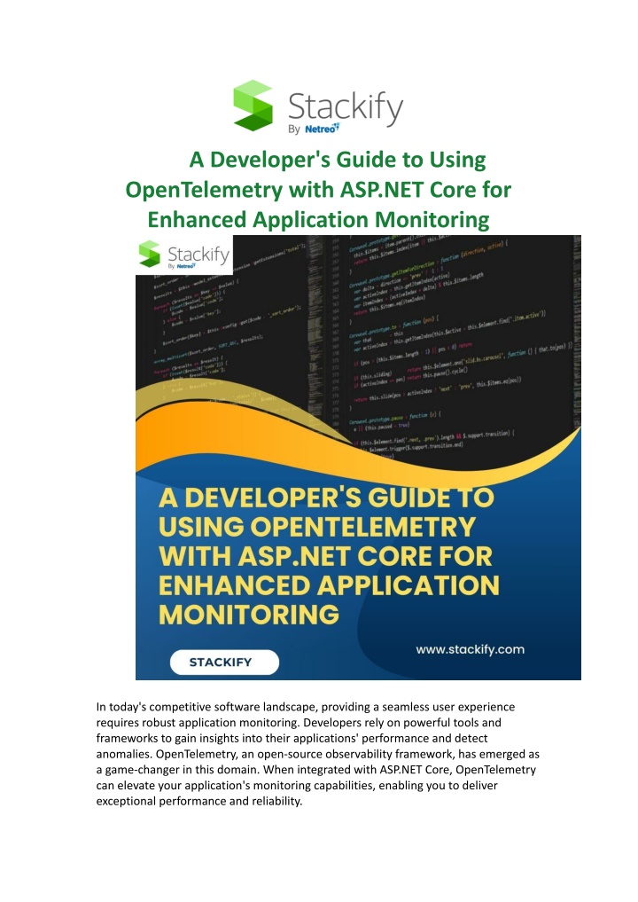 a developer s guide to using opentelemetry with n.w