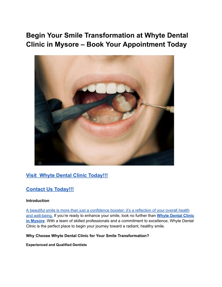 begin your smile transformation at whyte dental n.w