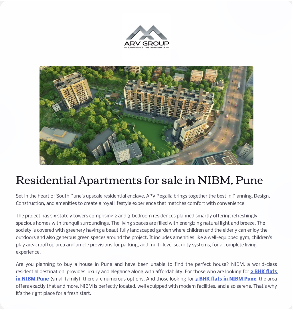 residential apartments for sale in nibm pune l.w