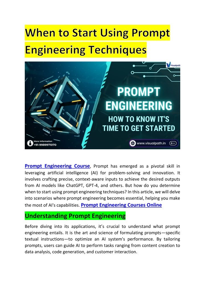 prompt engineering course prompt has emerged n.w