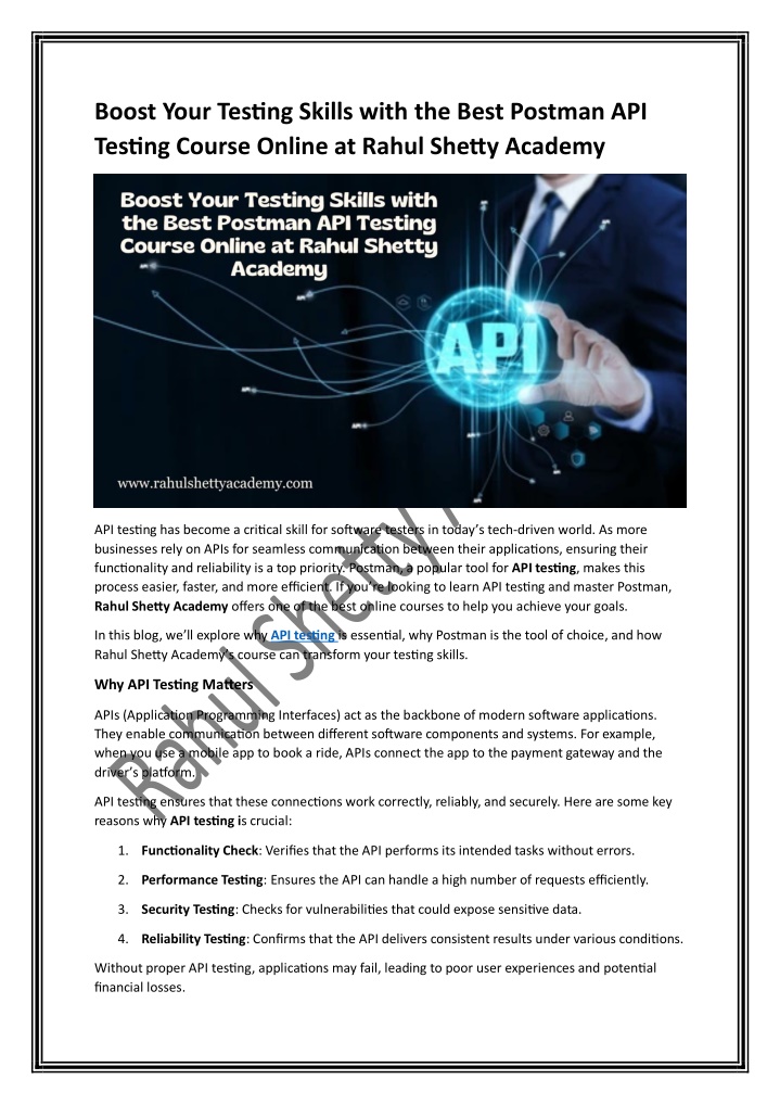 boost your testing skills with the best postman n.w