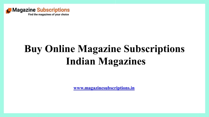 buy online magazine subscriptions indian magazines n.w