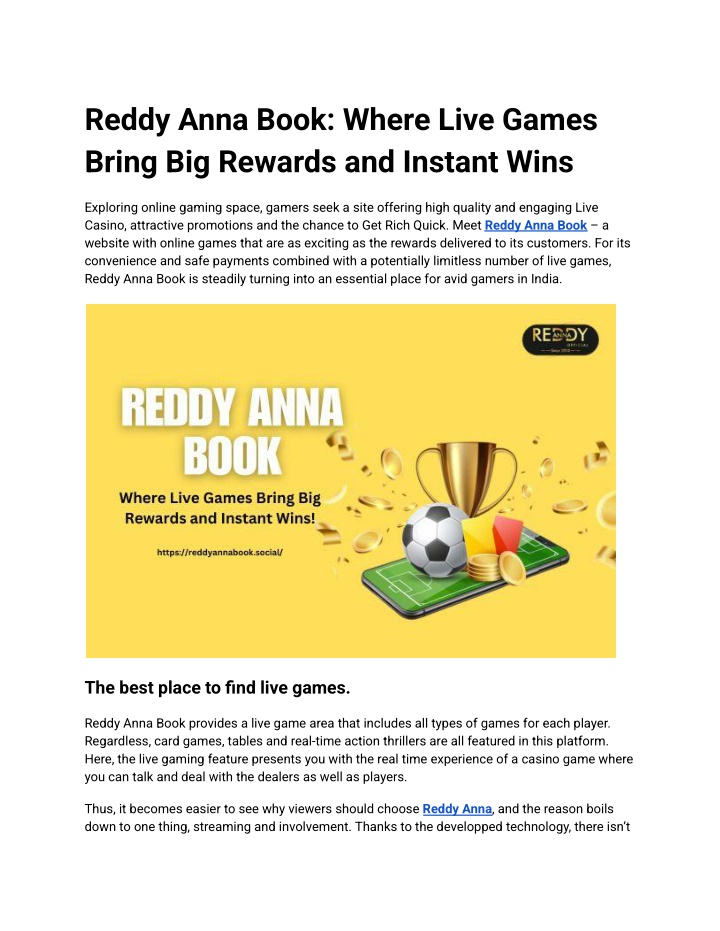 reddy anna book where live games bring n.w