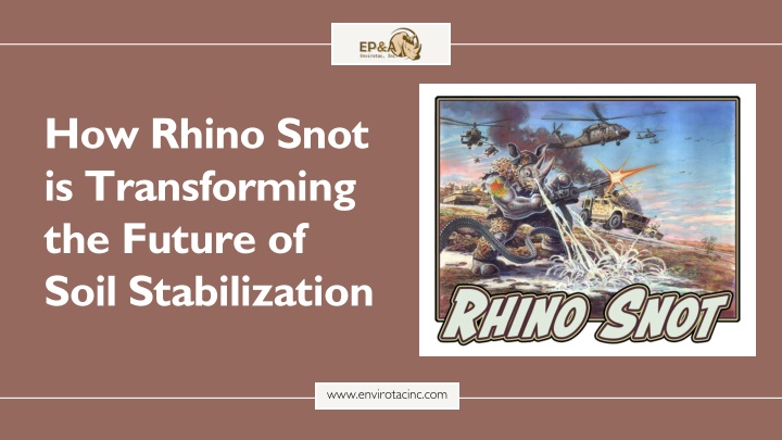 how rhino snot is transforming the future of soil n.w