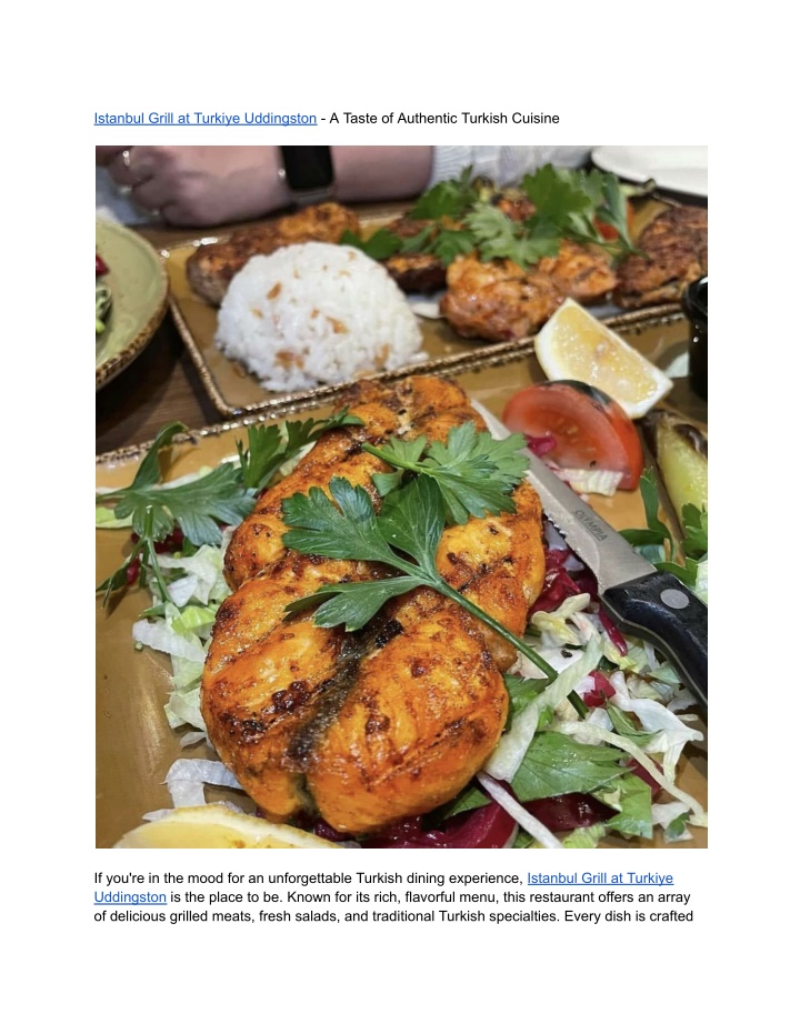 istanbul grill at turkiye uddingston a taste n.w