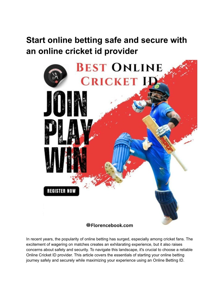 start online betting safe and secure with n.w