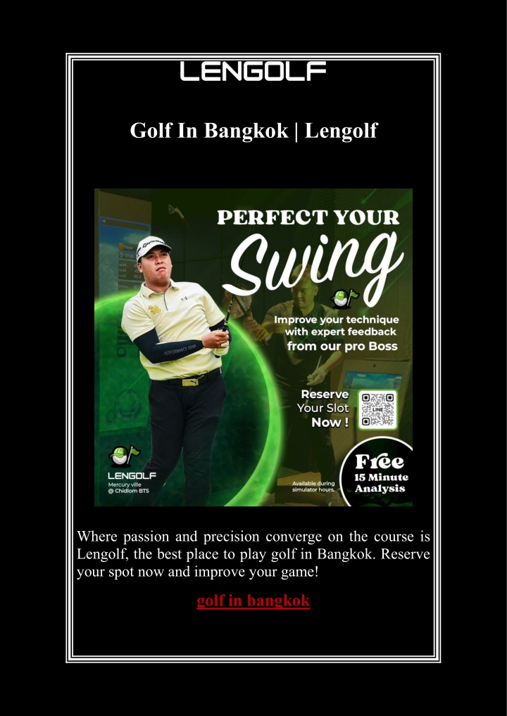 golf in bangkok lengolf n.w