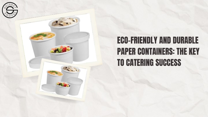eco friendly and durable paper containers n.w