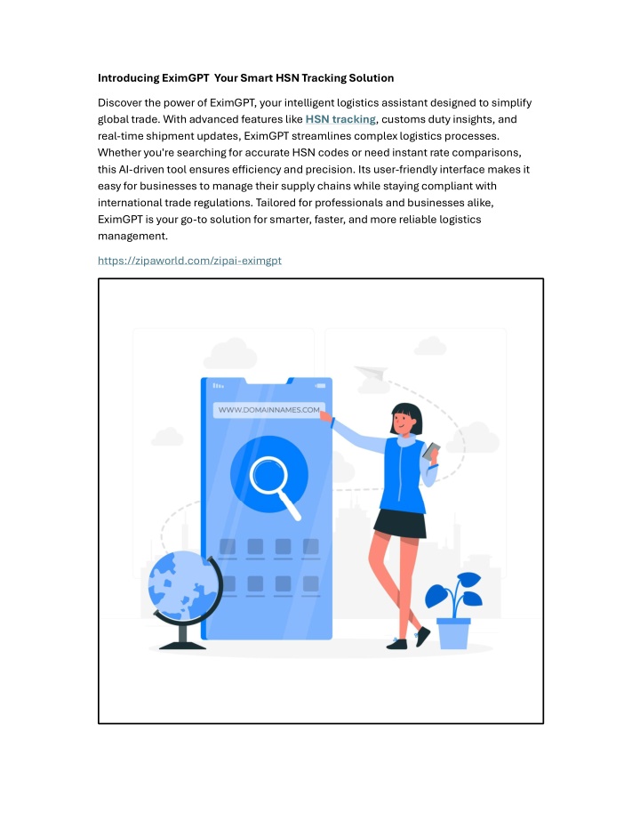 introducing eximgpt your smart hsn tracking n.w