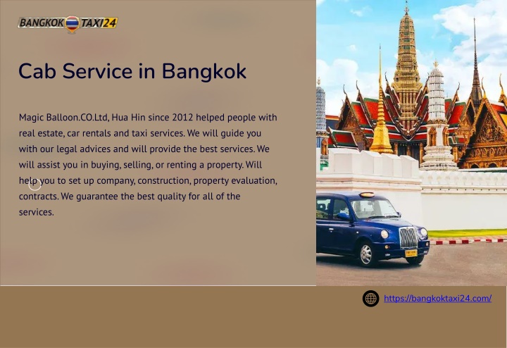 cab service in bangkok