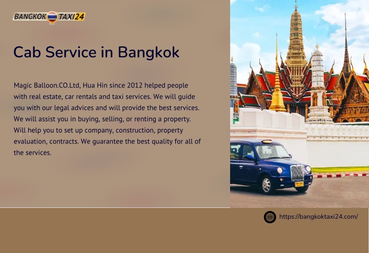 cab service in bangkok n.w