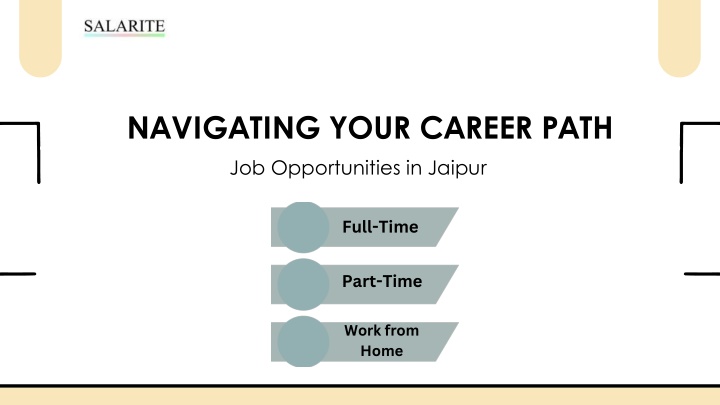Navigate your career path job opportunities in jaipur