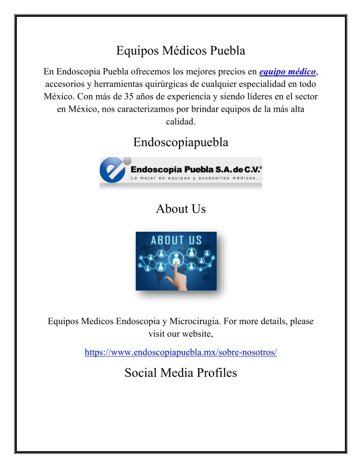 equipos m dicos puebla n.w