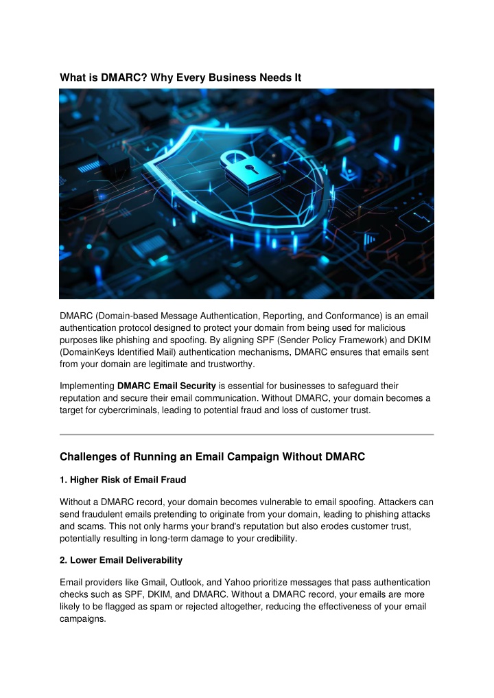 what is dmarc why every business needs it n.w