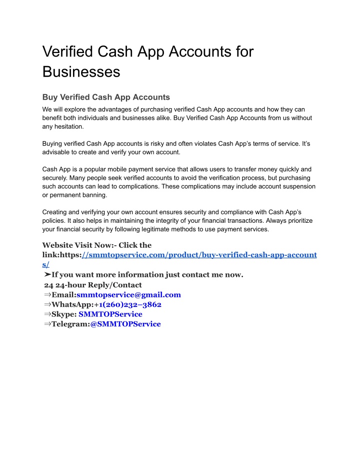 verified cash app accounts for businesses n.w