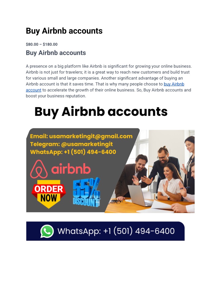 buy airbnb accounts n.w