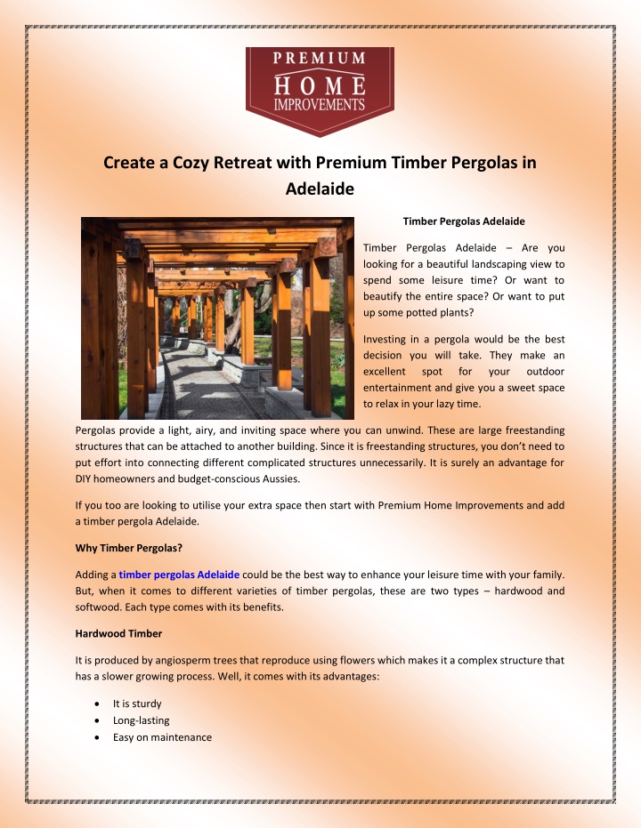 create a cozy retreat with premium timber n.w