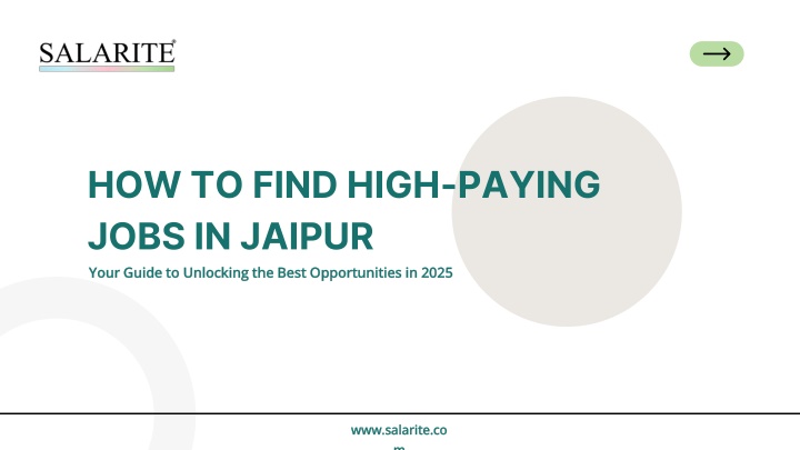 How to Find High-Paying Jobs in Jaipur