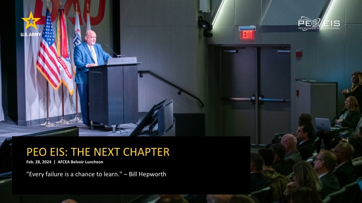 PEO EIS: THE NEXT CHAPTER