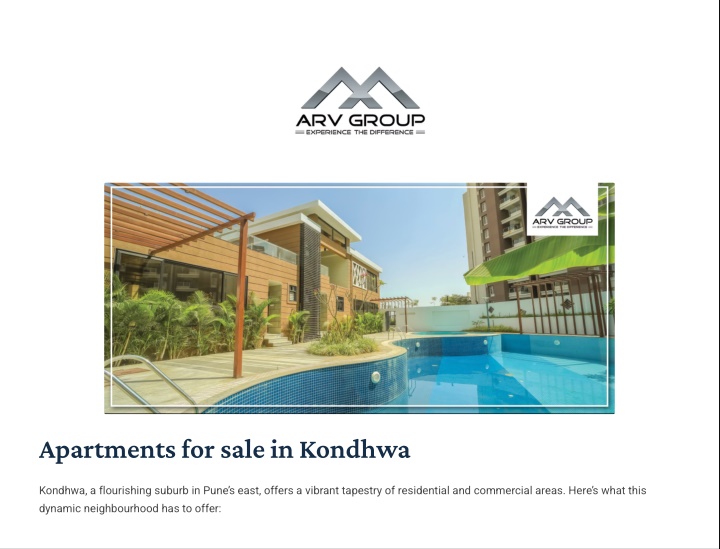 apartments for sale in kondhwa n.w