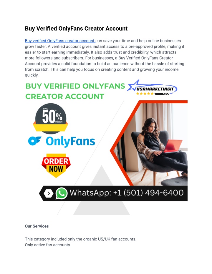 buy verified onlyfans creator account n.w
