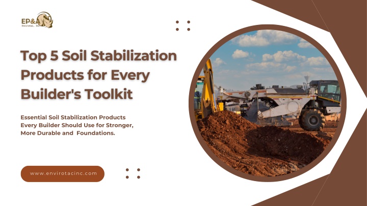 essential soil stabilization products every n.w