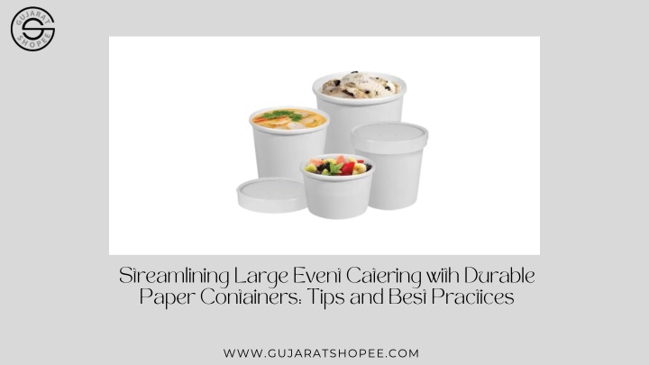 streamlining large event catering with durable n.w