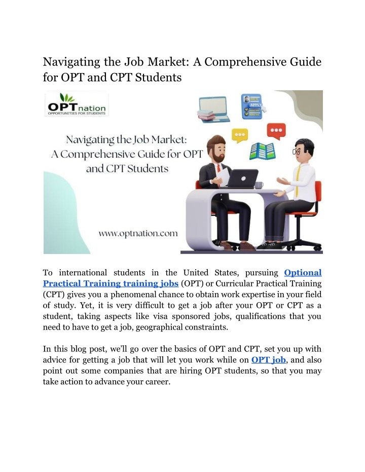 navigating the job market a comprehensive guide n.w