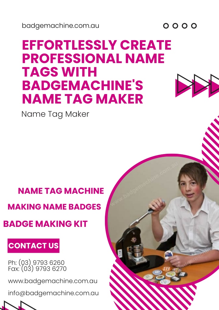 badgemachine com au n.w