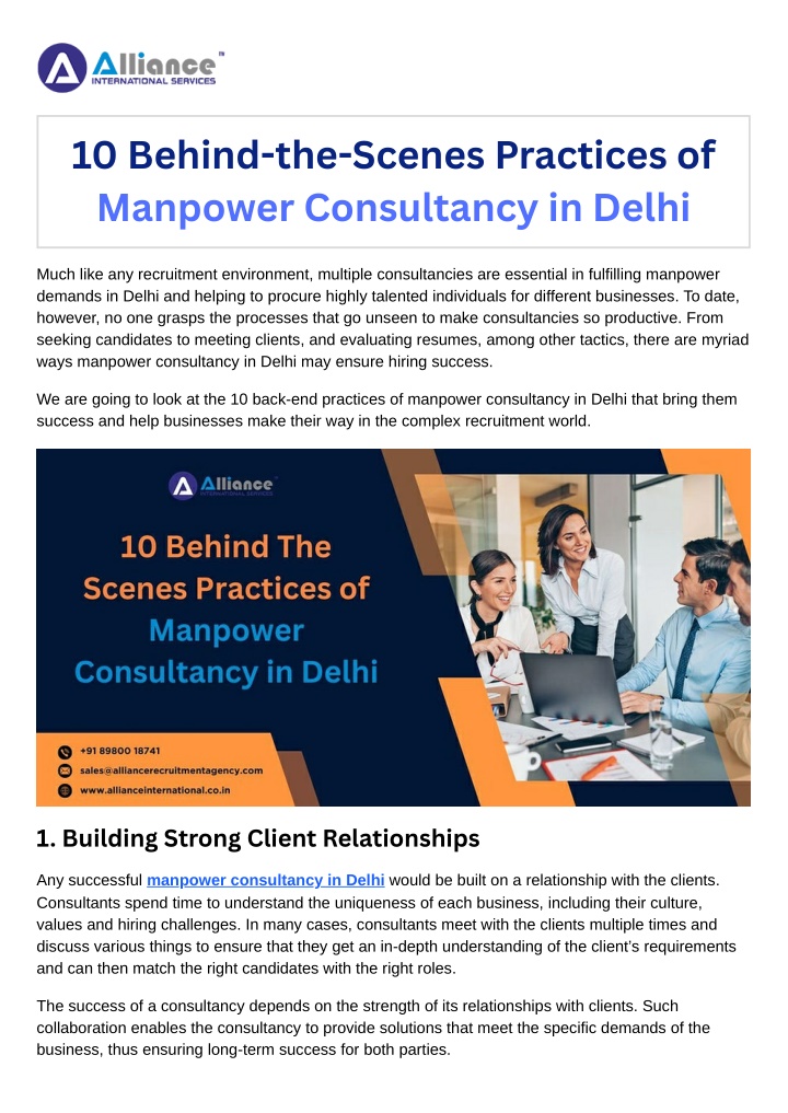 10 behind the scenes practices of manpower n.w