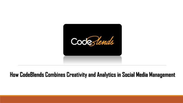 how codeblends combines creativity and analytics n.w