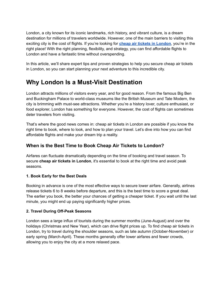 london a city known for its iconic landmarks rich n.w