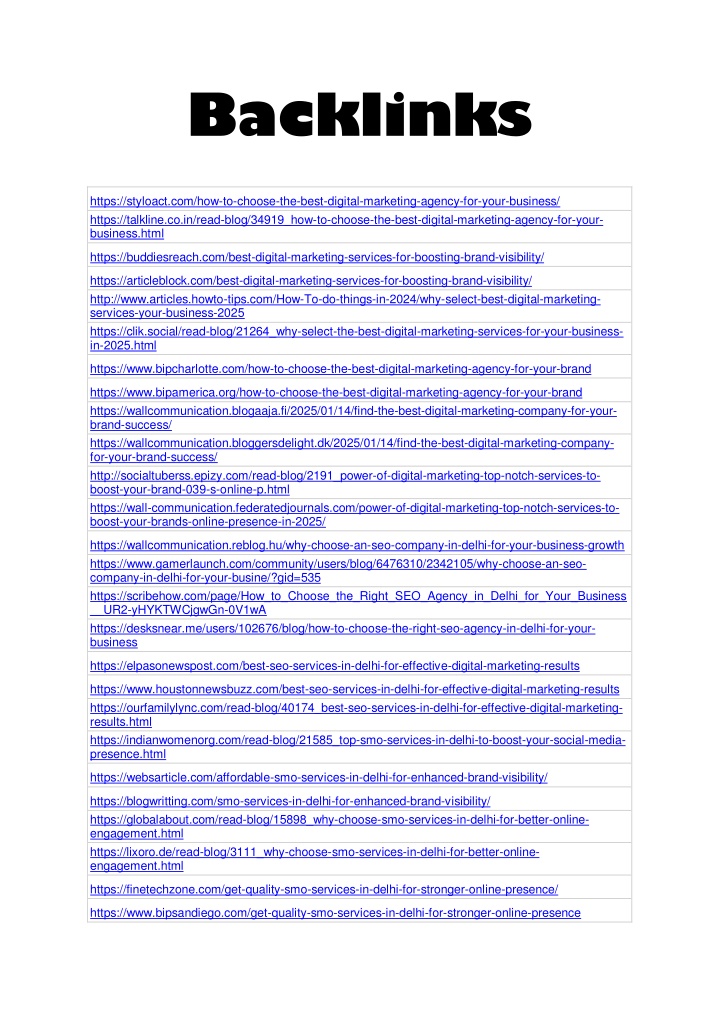 backlinks n.w