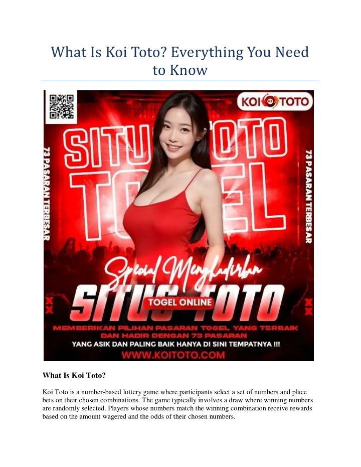 what is koi toto everything you need to know n.w