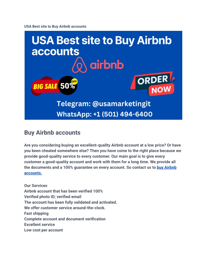 usa best site to buy airbnb accounts n.w