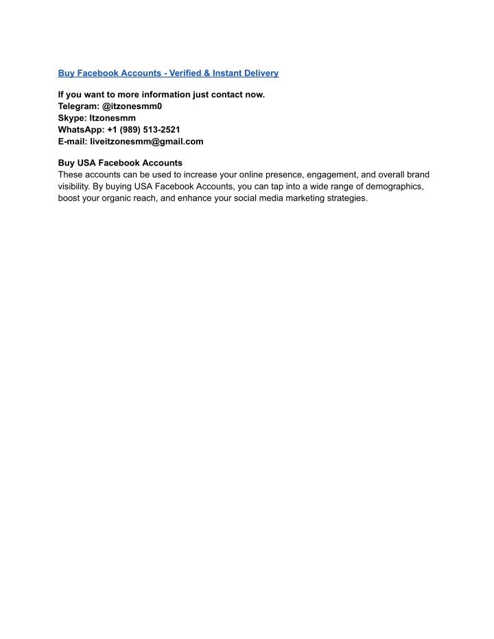 buy facebook accounts verified instant delivery n.w
