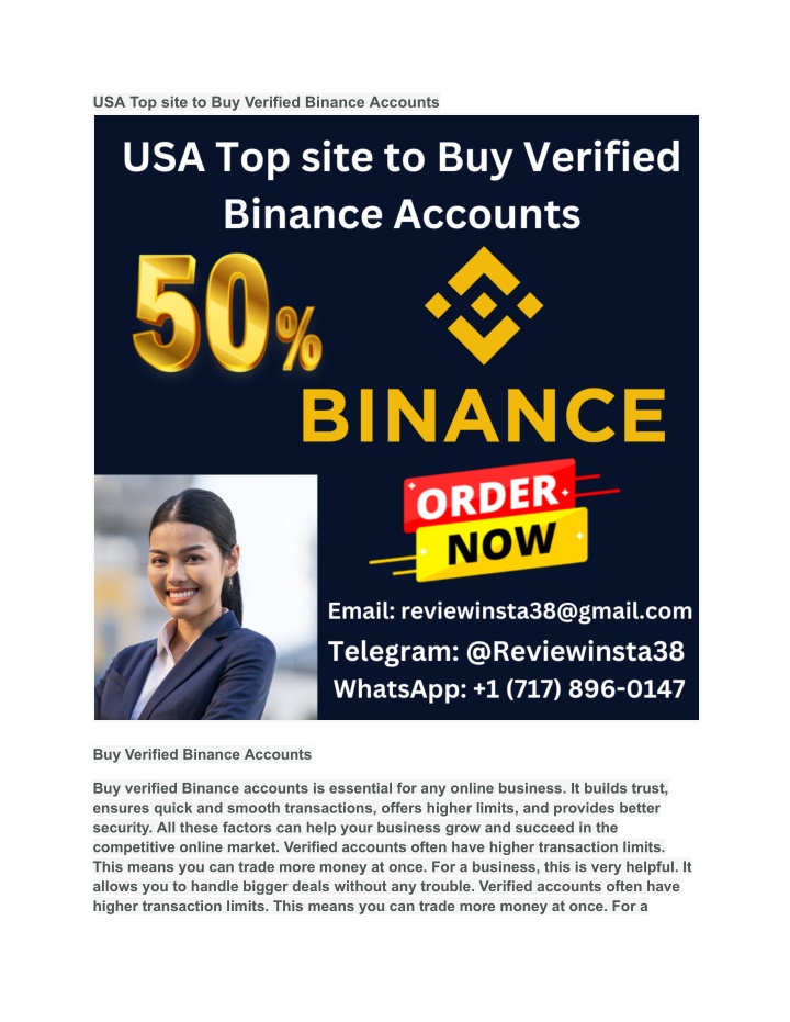 usa top site to buy verified binance accounts n.w