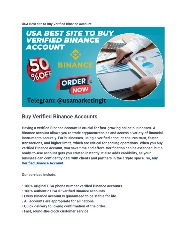 usa best site to buy verified binance account n.w