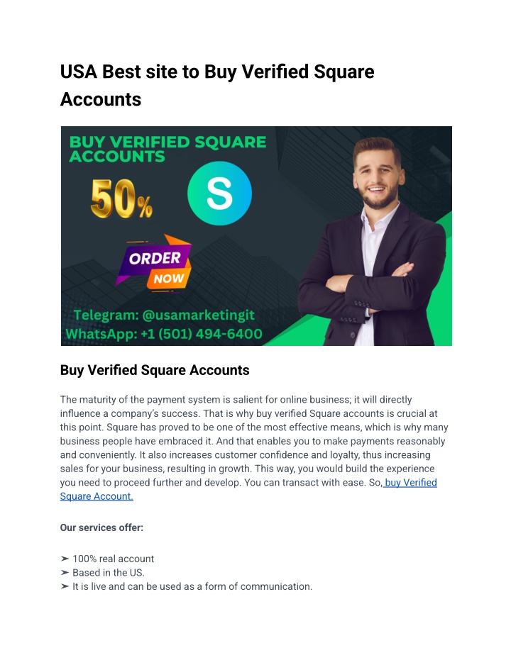usa best site to buy verified square accounts n.w