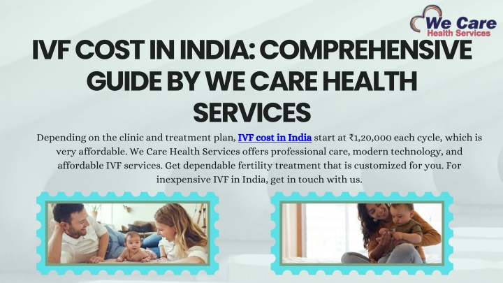IVF Cost In India | We Care Health Services