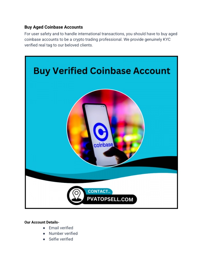 buy aged coinbase accounts for user safety n.w