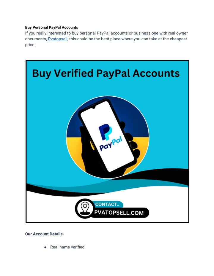 buy personal paypal accounts if you really n.w