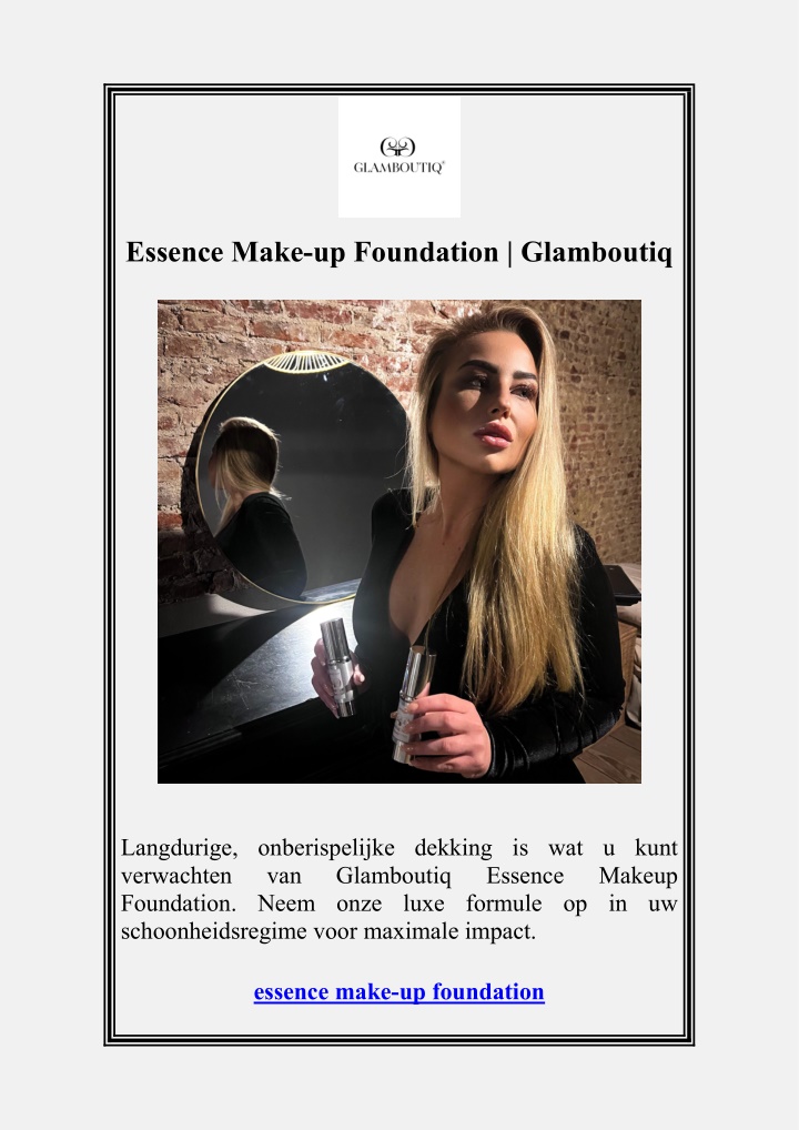 essence make up foundation glamboutiq n.w