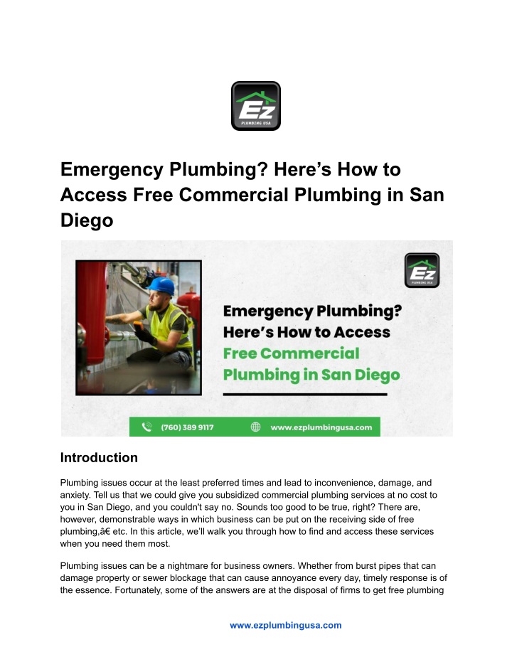 emergency plumbing here s how to access free n.w
