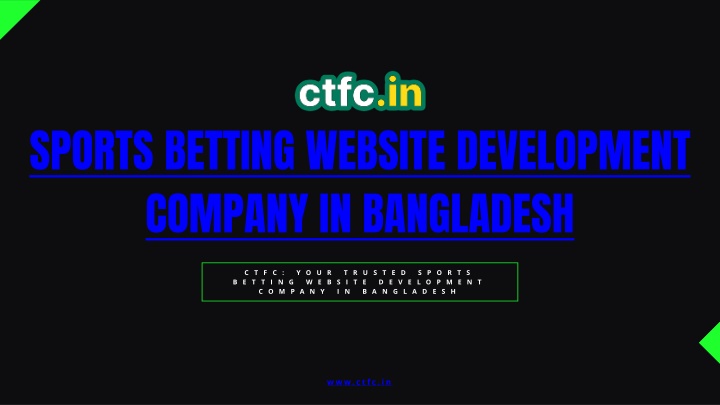 Sports Betting Website Development Company in Bangladesh