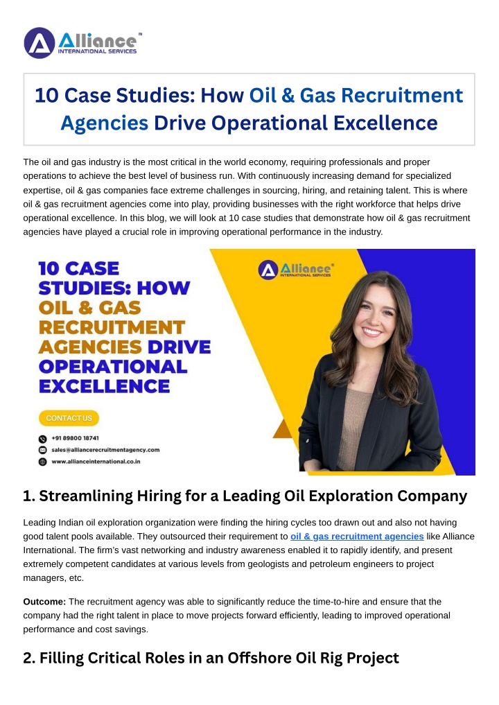 10 case studies how oil gas recruitment agencies n.w