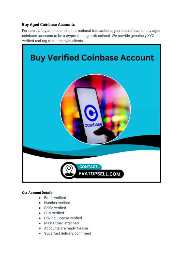 buy aged coinbase accounts for user safety n.w