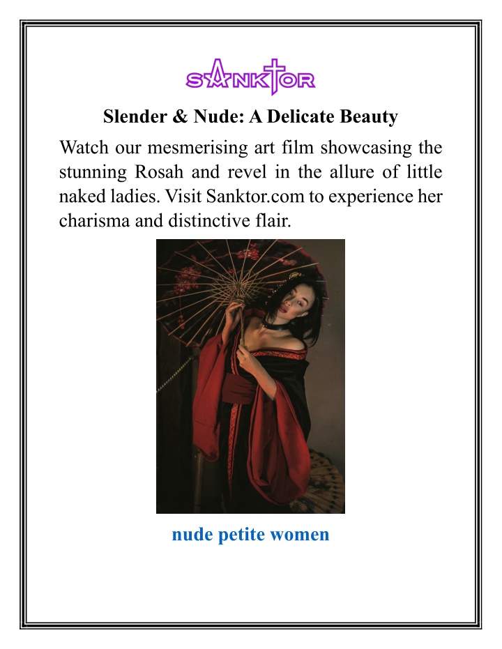 slender nude a delicate beauty watch n.w