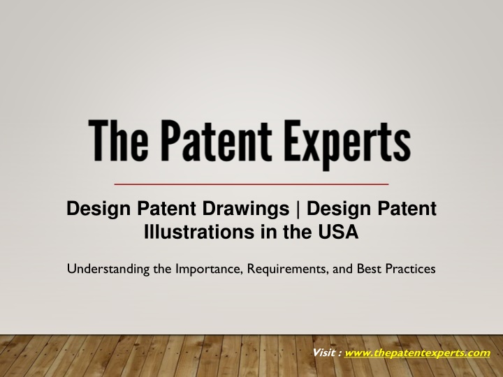 Design Patent Drawings | Design Patent Illustrations in the USA | The Patent Exp